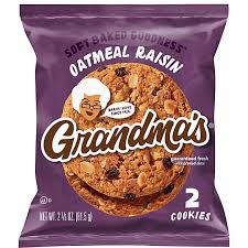 Grandmas Cookies Oatmeal Raisin - 2.875 oz