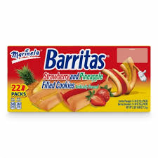 Barritas Pineapple Filled Cookies 55g