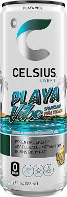 Celsius Sparkling Playa Vibe Pina Colada 12 fl oz Can