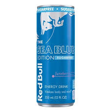 Red Bull Sea Blue Edition Sugarfree Juneberry 12 fl oz Can