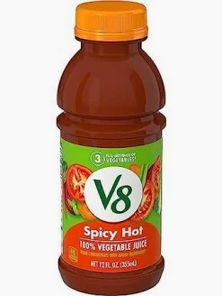 V8 Spicy Hot 100% Vegetable Juice 12 fl oz Bottle