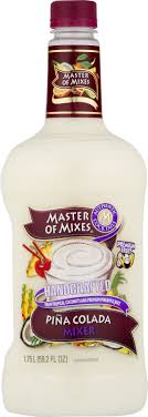 Master of Mixes Pina Colada Mixer 1.75 Liter Bottle