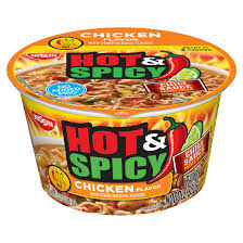 Nissin Bowl Noodles Hot & Spicy Chicken Flavor