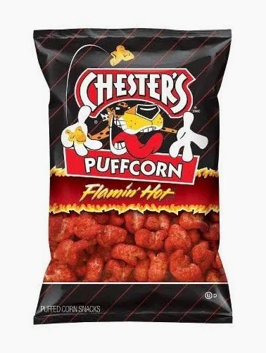 Chester's Flamin' Hot Puffcorn 4.25 oz