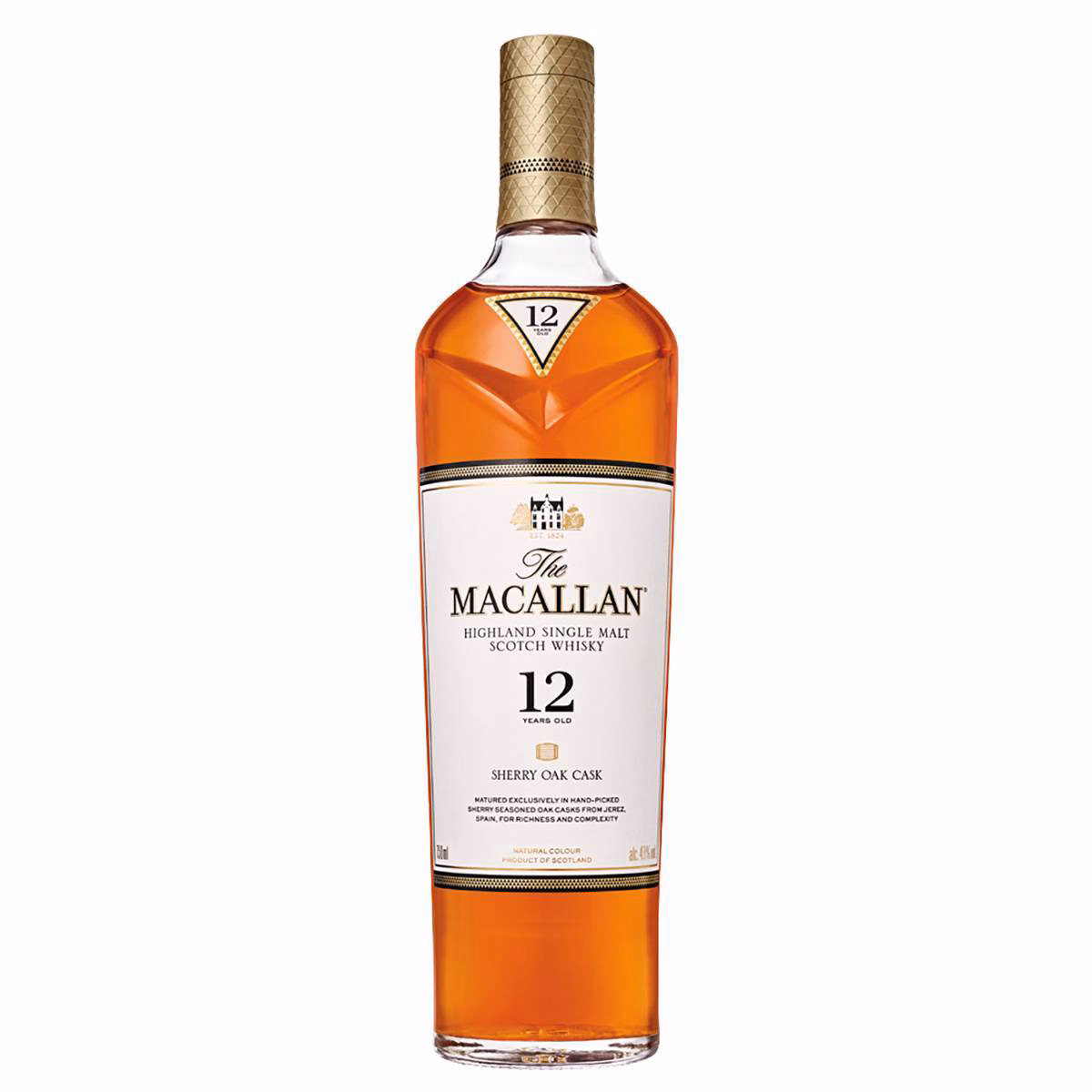 The Macallan 12yr Single Malt Scotch Whisky 750ml