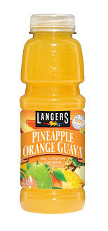 Langers Pineapple Orange Guava Juice Cocktail 10 fl oz Bottle