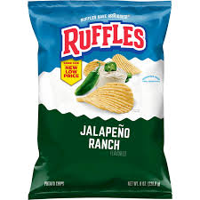 Ruffles Jalapeno Ranch Potato Chips 2.5 oz