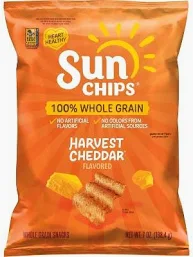SunChips Harvest Cheddar Whole Grain Snacks 1.5 oz