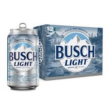 Busch Light American Lager Beer 12pk/12 fl oz Cans