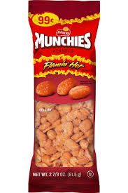 Munchies Flamin' Hot Peanuts 2.875 oz