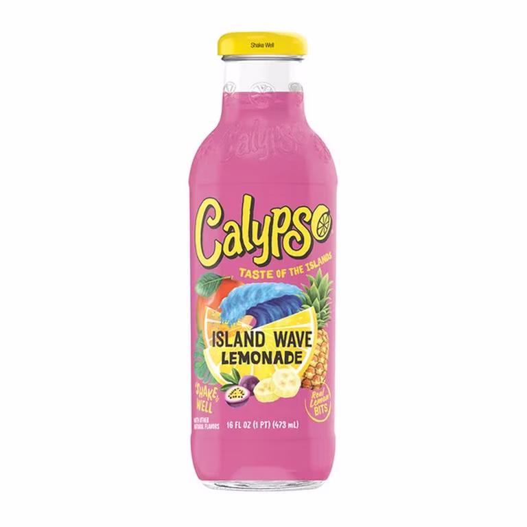 Calypso Island Wave Lemonade 16 fl oz Bottle