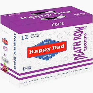 Happy Dad Grape Hard Seltzer 12pk/12 fl oz Cans