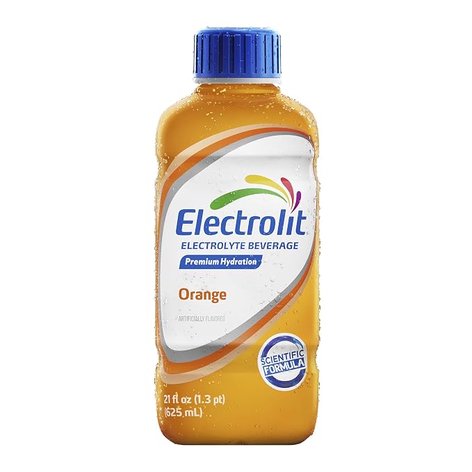 Electrolit, Electrolyte Beverage, Orange, 21 fl oz
