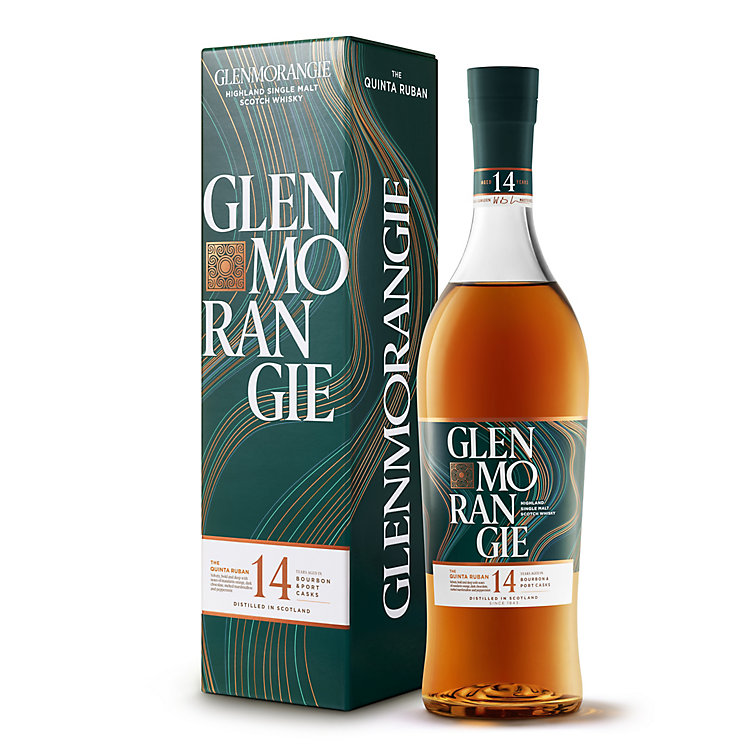 Glenmorangie Single Malt Scotch the Quinta Ruban Port Cask Finish 14 Yr