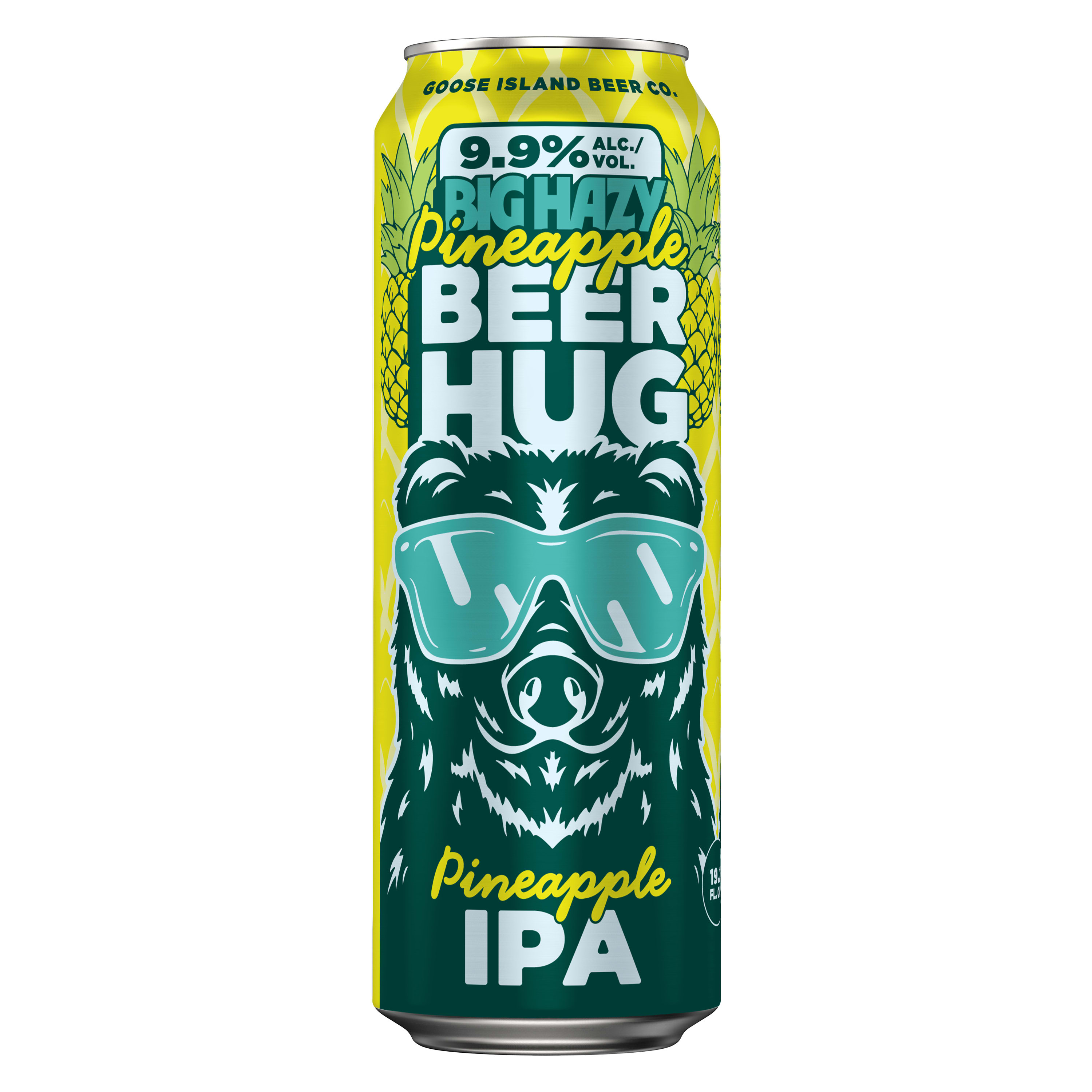 Goose Island Big Hazy Pineapple Beer Hug 19.2 fl oz Can