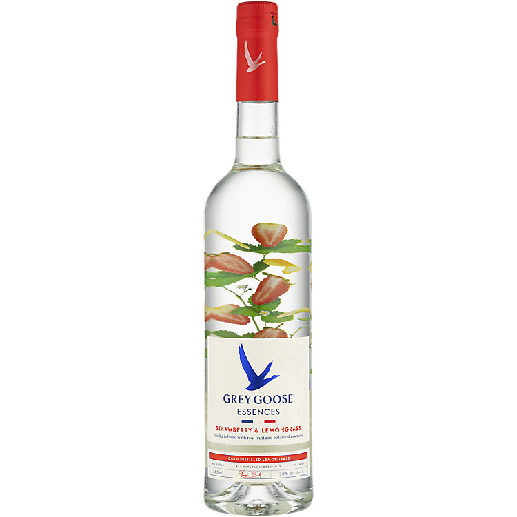 Grey Goose Strawberry & Lemongrass Flavored Vodka Essences