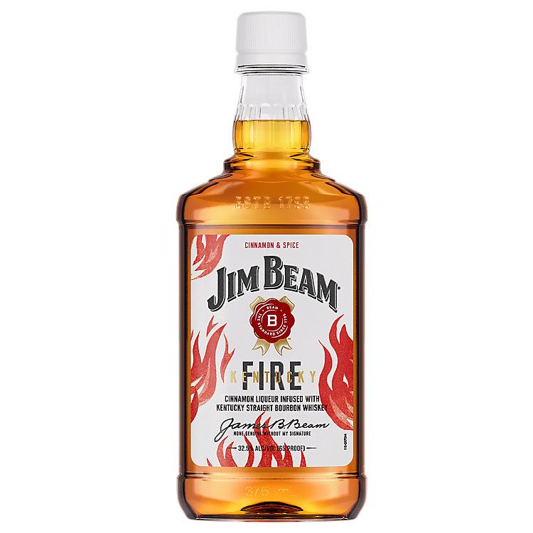Jim Beam Cinnamon Flavored Whiskey Kentucky Fire