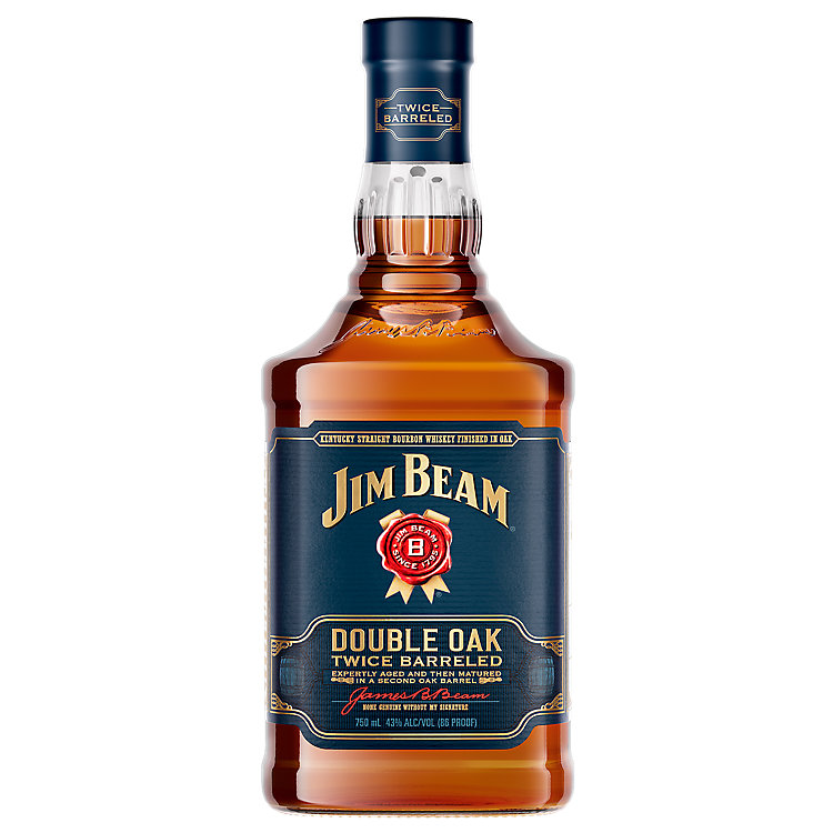 Jim Beam Straight Bourbon Double Oak Twice Barreled