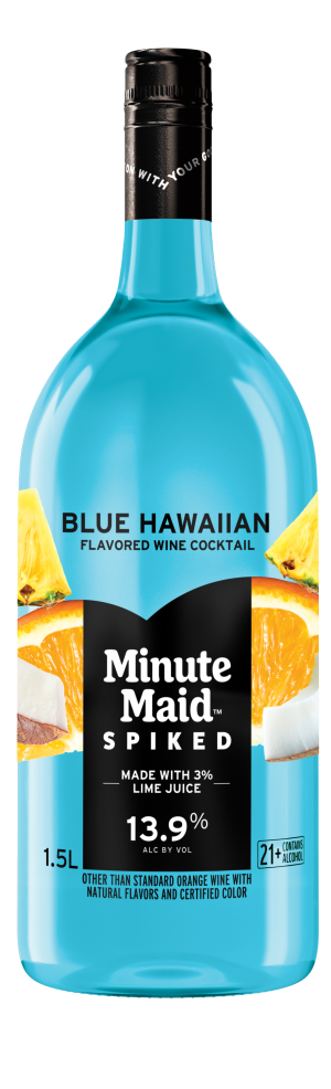 Minute Maid Spiked Wine Based Minute Maid Spiked Blu Hawaian