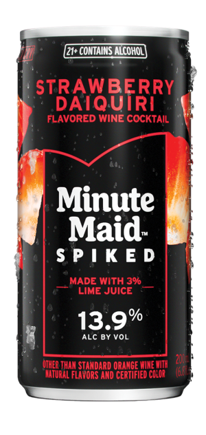 Minute Maid Spiked Wine Based Minute Maid Spiked Strawberry Daiquiri