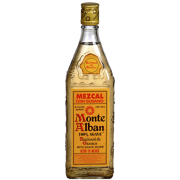 Monte Alban Mezcal Con Gusano