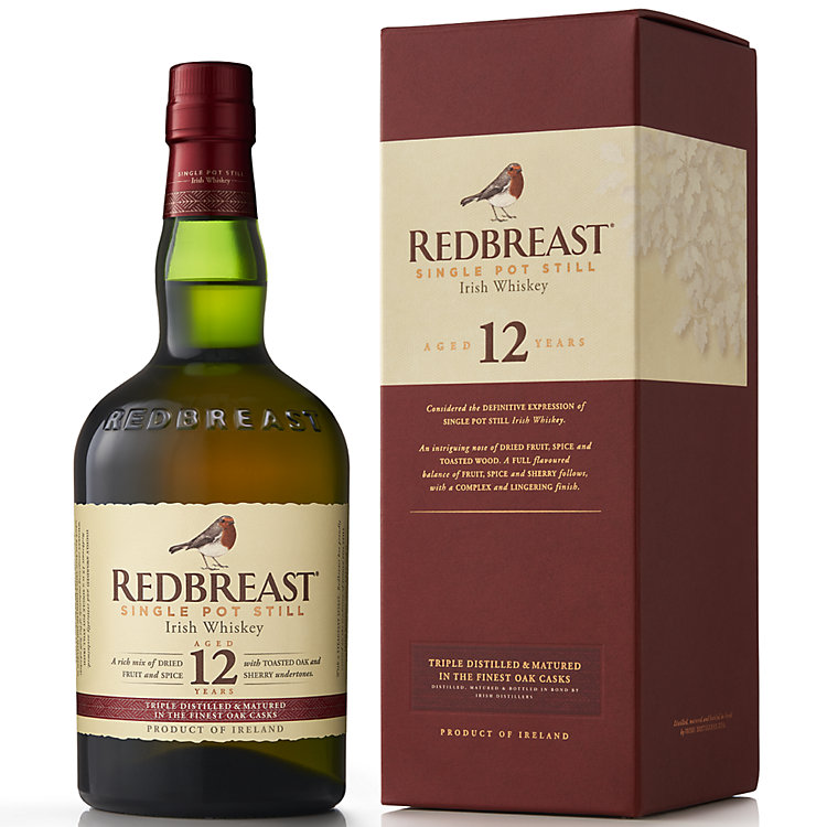 Redbreast Single Pot Still Irish Whiskey 12 Yr