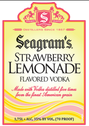 Seagram's Vodka Strawberry Lemonade Flavored Vodka