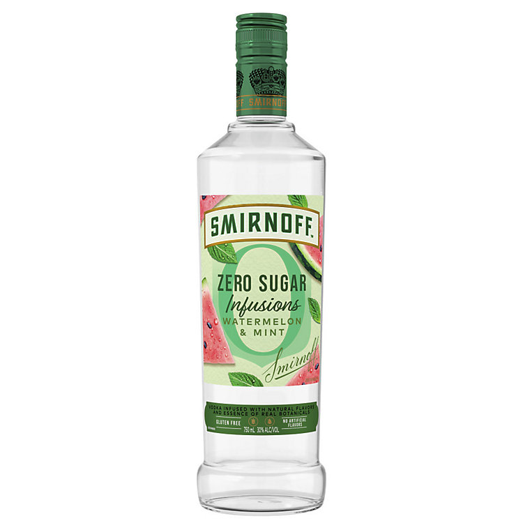 Smirnoff Watermelon & Mint Flavored Vodka Zero Sugar Infusions