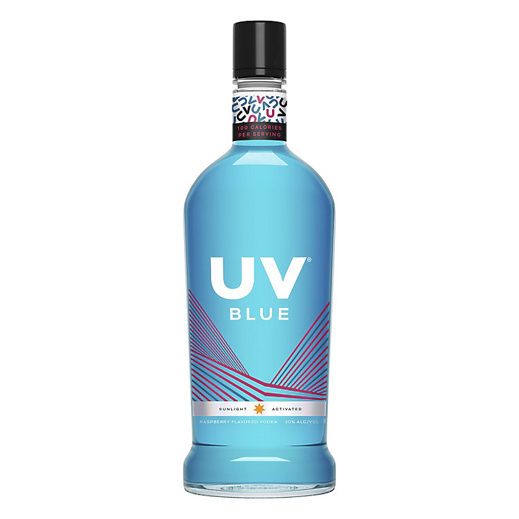 UV Blue Raspberry Flavored Vodka 750ml